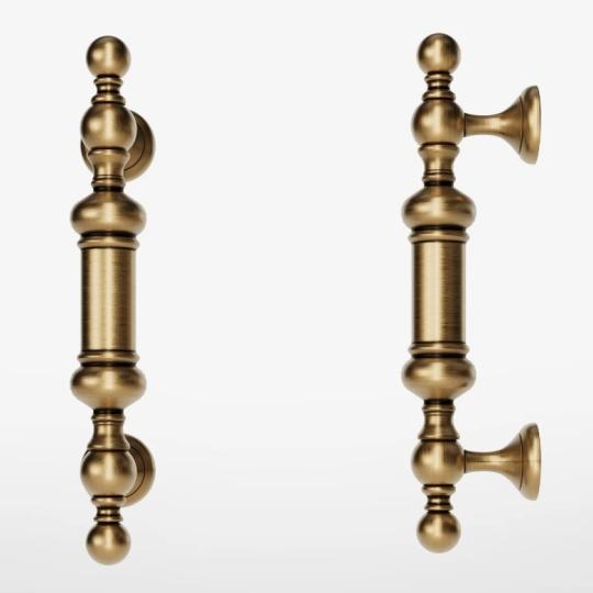 bronz medena dverova klucka klasicka stredomorska obcianska dverova klucka posuvna dverova klucka rustikalna vintage lameridiana obchod s bytovymi doplnkami.jpg